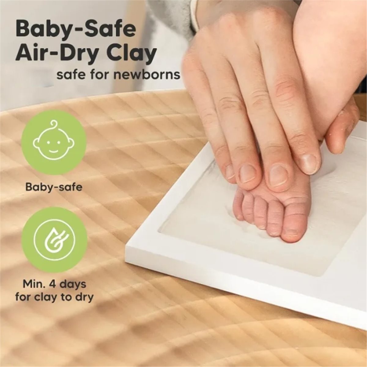 Baby Nursery Kit - Y69A Baby Handprint & Footprint Keepsake