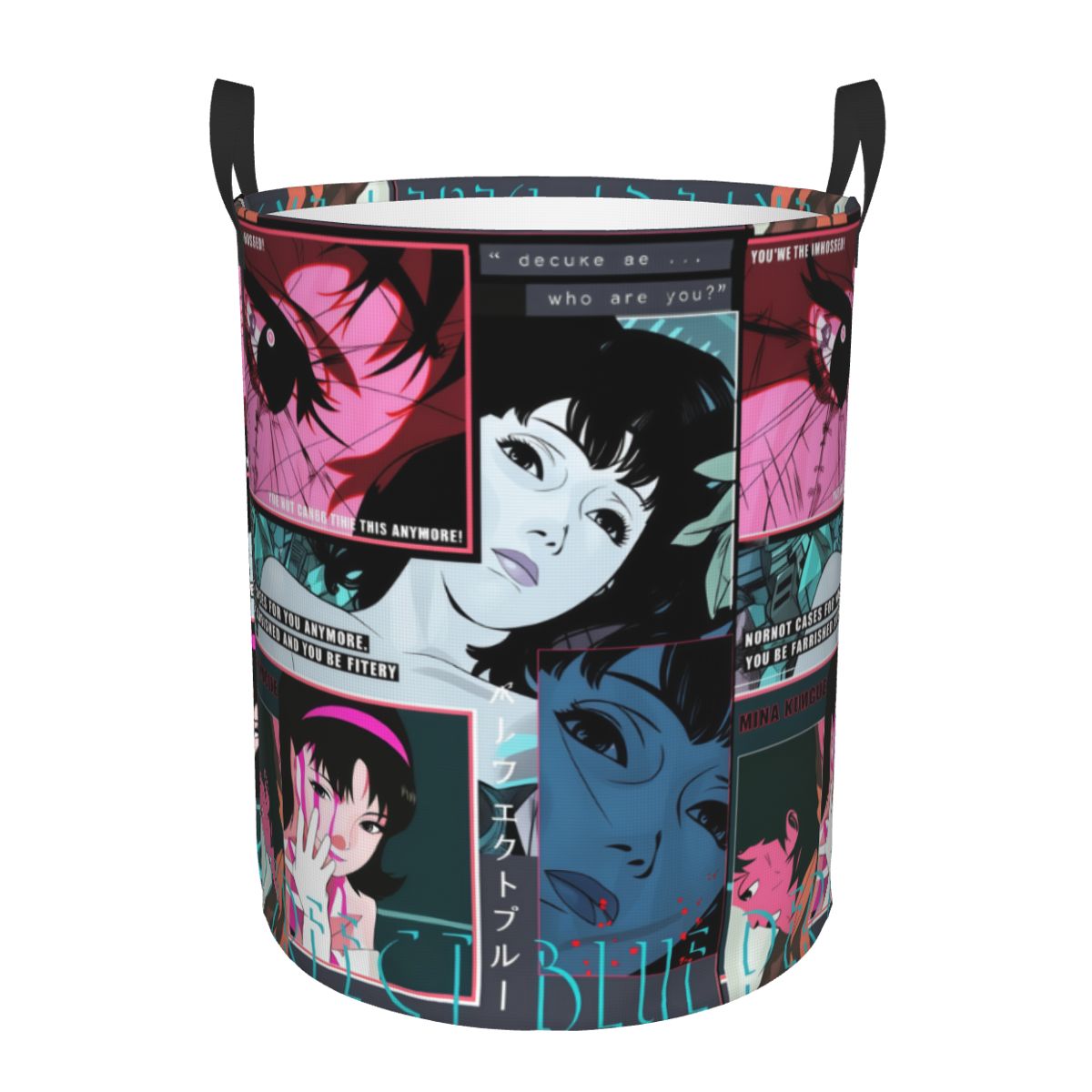 Baby Nursery Laundry Basket - Japane Anima Thriller Film P-Perfect Blue