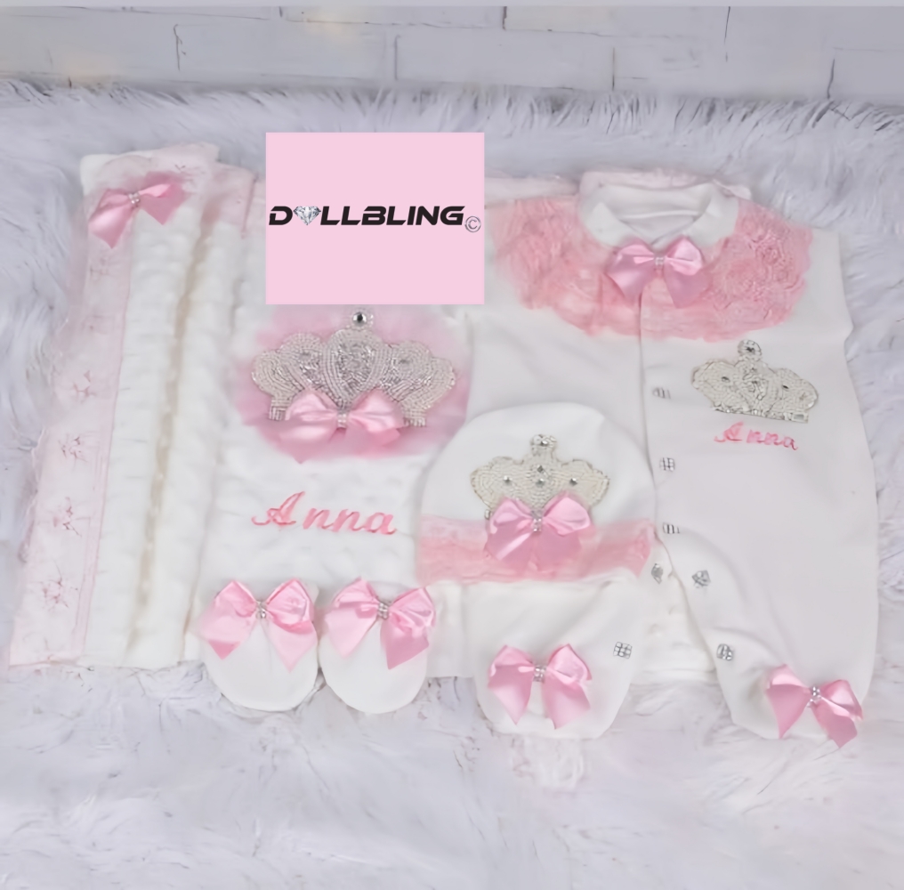 Dollbling Newborn Baby 4pcs+Sw - Baby Nursery Embroidery 评论和价格
