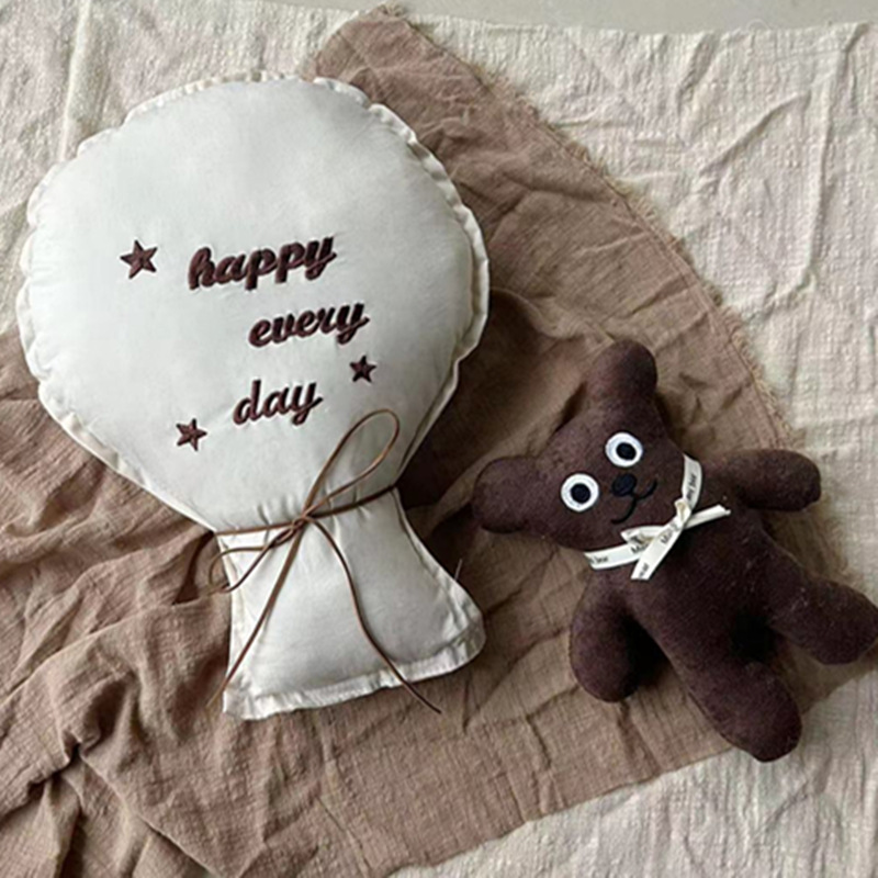 2Pcs Cotton Embroidery Balloon - Baby Nursery Embroidery 评论和价格