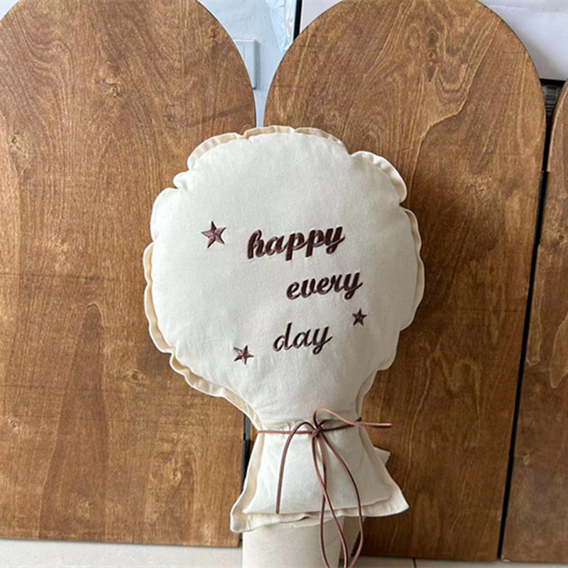 2Pcs Cotton Embroidery Balloon - Baby Nursery Embroidery 评论和价格