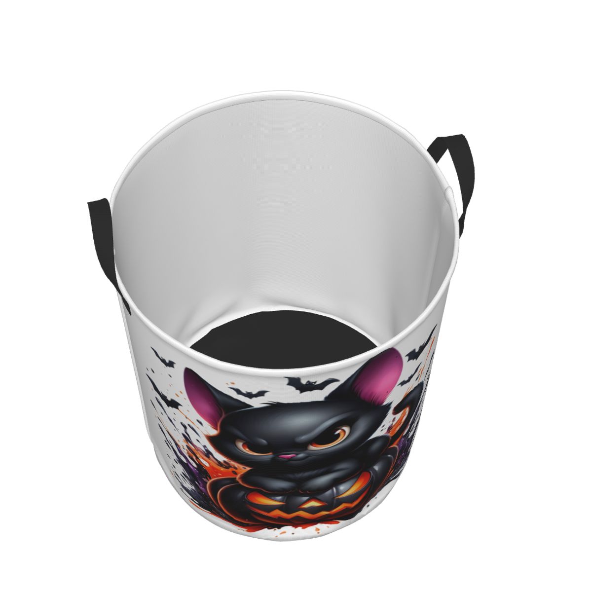 Halloween Black Cat Pumpkins L - Baby Nursery Laundry Basket 评论和价格