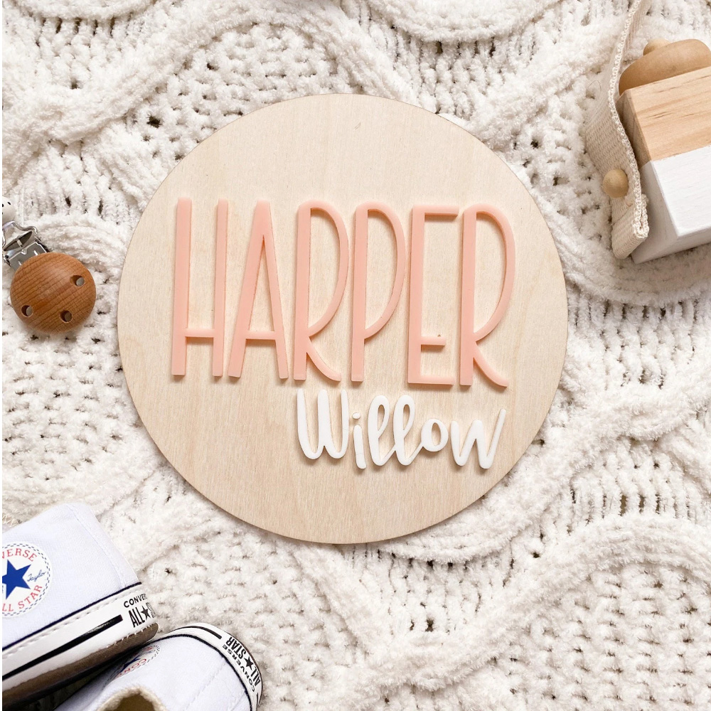 Personalised Birth Announcemen - Baby Nursery Decor 评论和价格