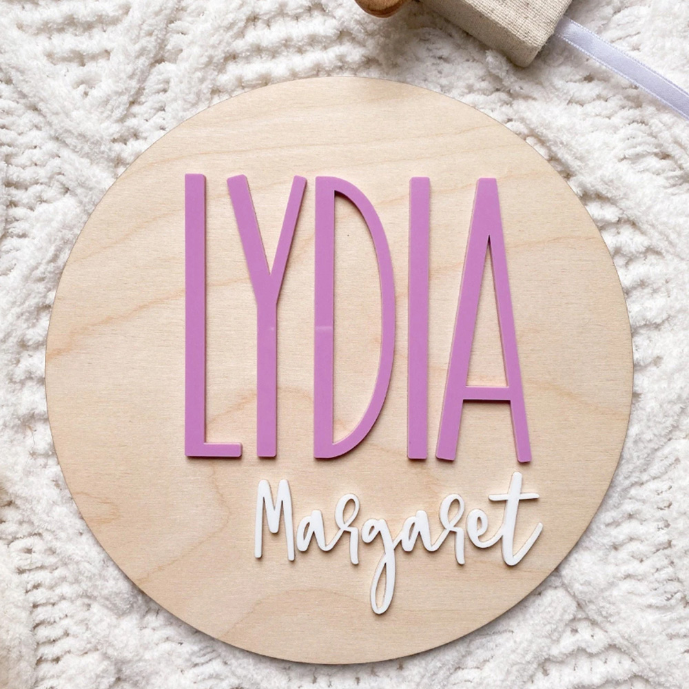 Personalised Birth Announcemen - Baby Nursery Decor 评论和价格