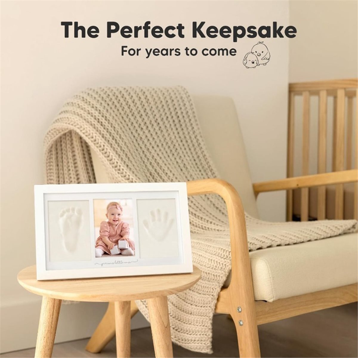ABFW Baby Handprint & Footprin - Baby Nursery Kit 评论和价格