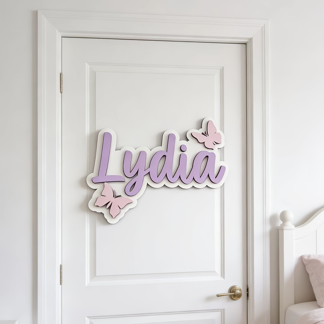 Personalized Blue & Pink Butte - Baby Nursery Decor 评论和价格