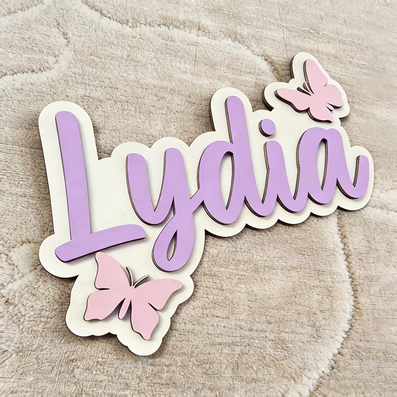 Personalized Blue & Pink Butte - Baby Nursery Decor 评论和价格