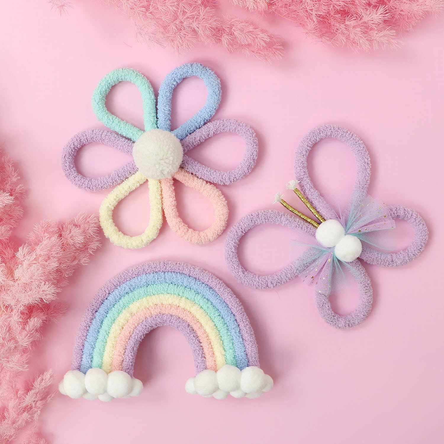 Nordic Rainbow Daisy Flower  B - Baby Nursery Hanging Decor 评论和价格