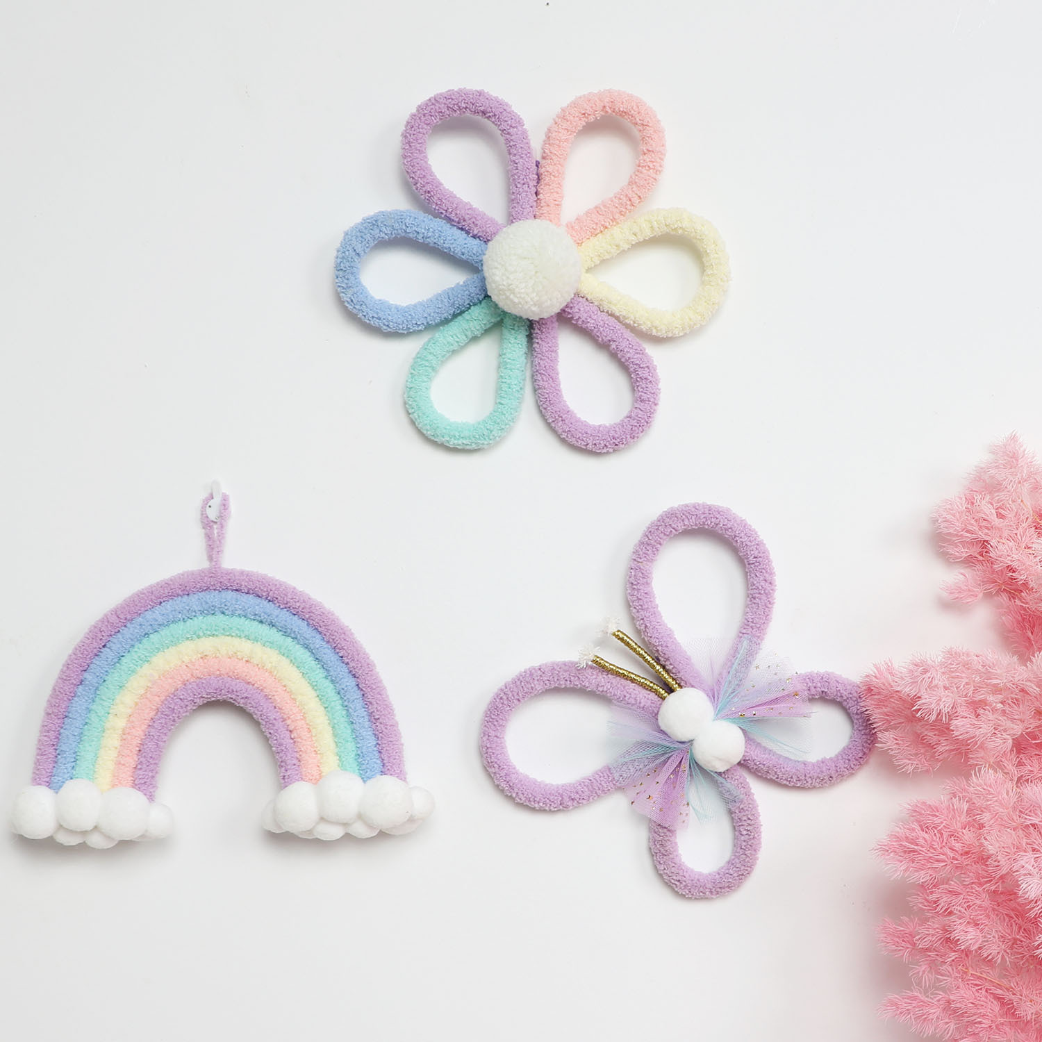 Nordic Rainbow Daisy Flower  B - Baby Nursery Hanging Decor 评论和价格