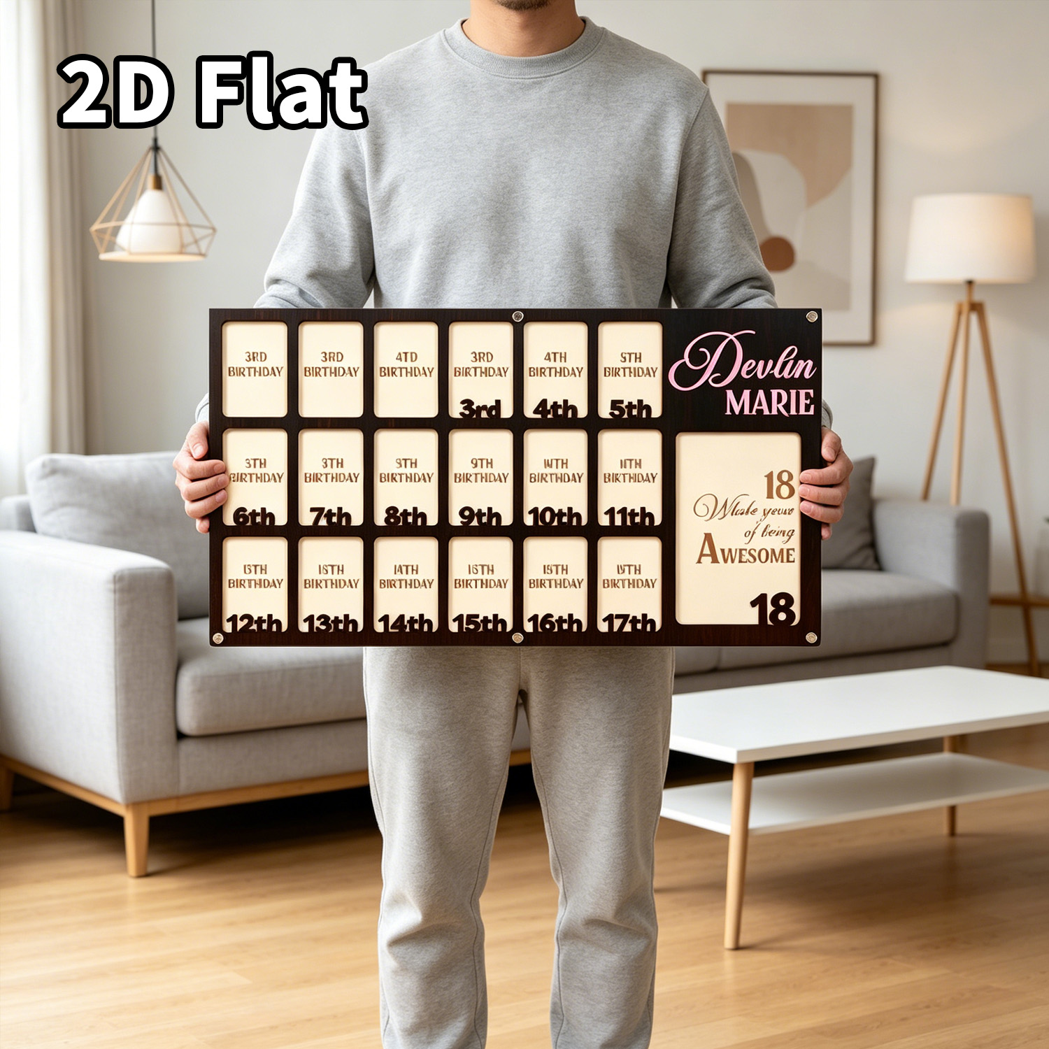 1Pc Custom Grade Photo Frame W - Baby Nursery Decor 评论和价格