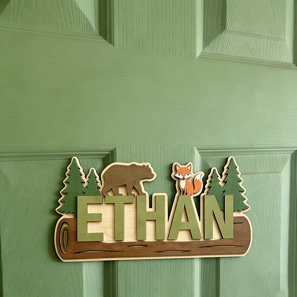 Woodland Forest Animal Persona - Baby Nursery Decor 评论和价格