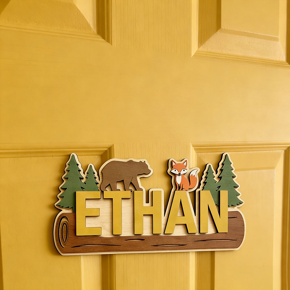 Woodland Forest Animal Persona - Baby Nursery Decor 评论和价格
