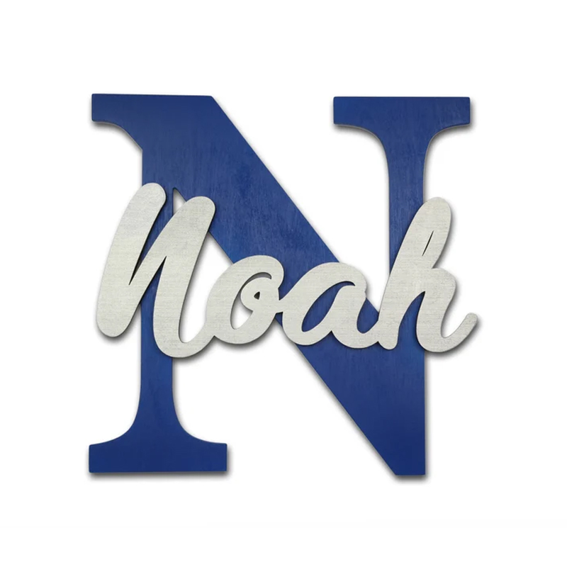 Wooden Letters, Baby Nursery W - Baby Nursery Hanging Decor 评论和价格