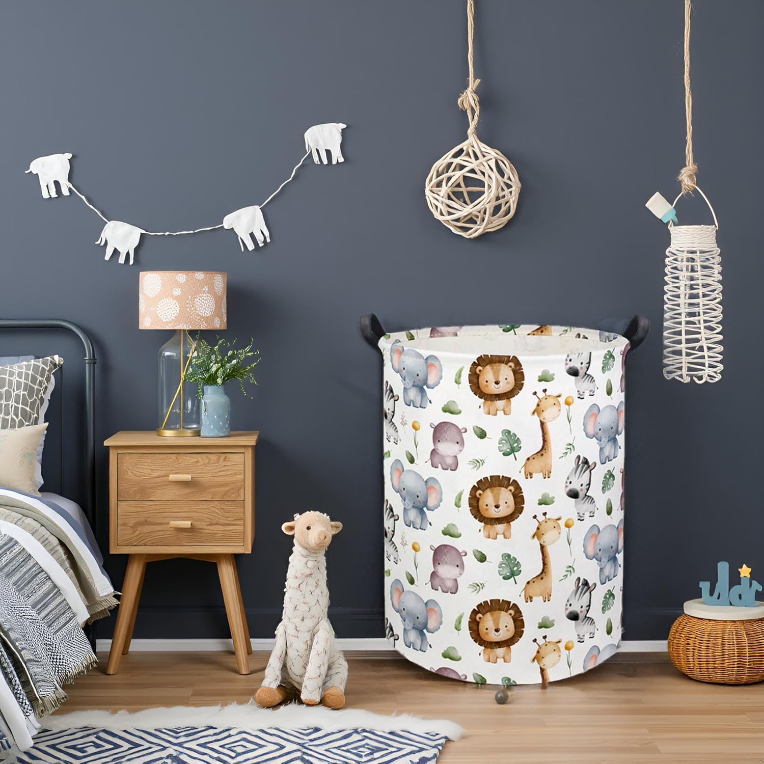 Baby Laundry Hamper Basket Bab - Baby Nursery Laundry Basket 评论和价格