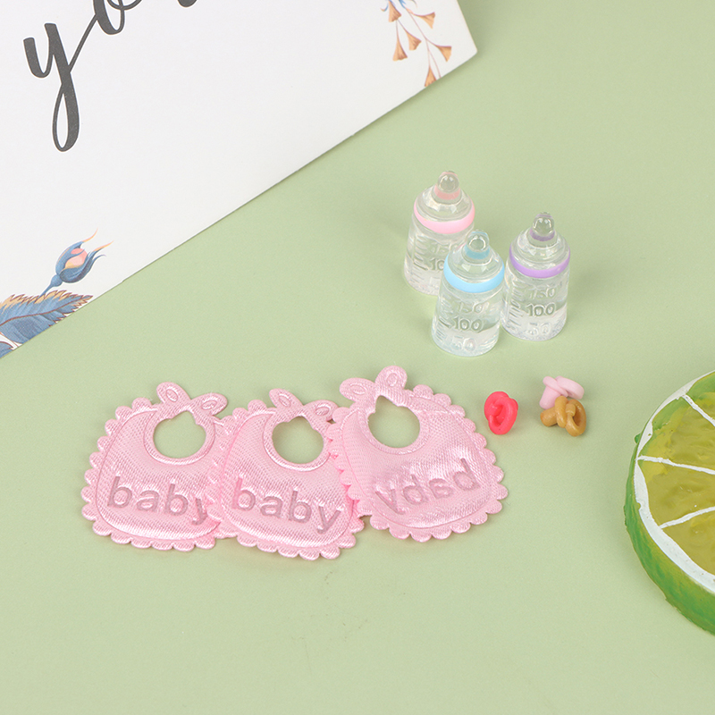 3PCS 1:12 Dolls House Miniatur - Baby Nursery Kit 评论和价格