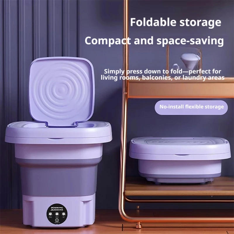 9L Fold Mini Washing Machine P - Baby Nursery Laundry Basket 评论和价格