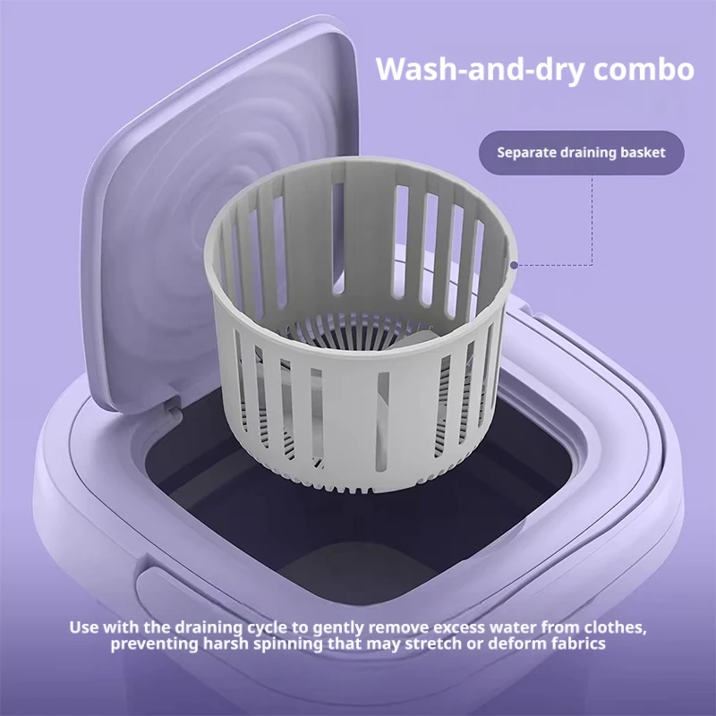 9L Fold Mini Washing Machine P - Baby Nursery Laundry Basket 评论和价格