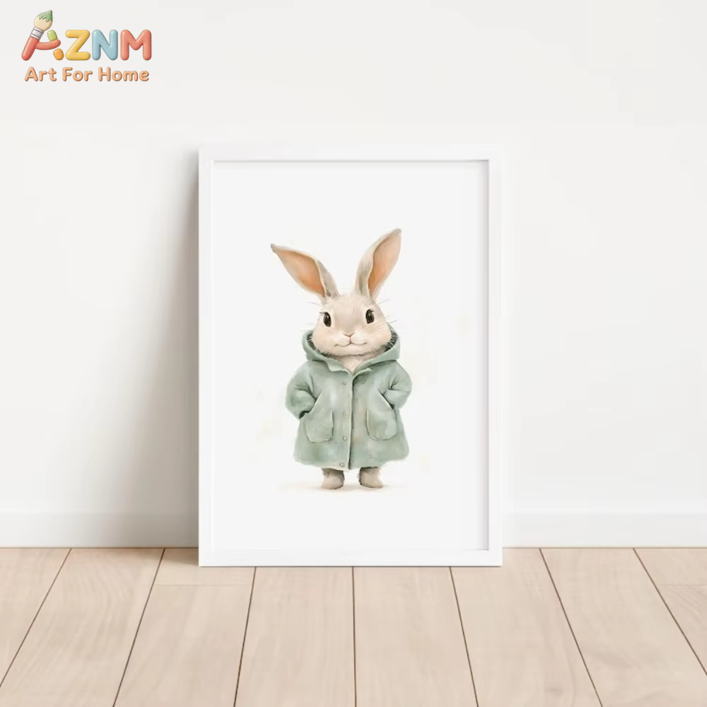 AZNM Watercolor Green Outfit B - Baby Nursery Outfits 评论和价格