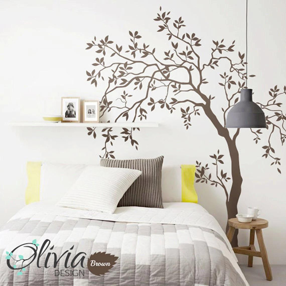 Large Tree Wall Sticker Baby N - Baby Nursery Vinyl Wall Stickers 评论和价格