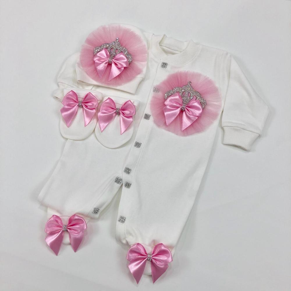 3pcs Newborn Baby Coming Home  - Baby Nursery Outfits 评论和价格