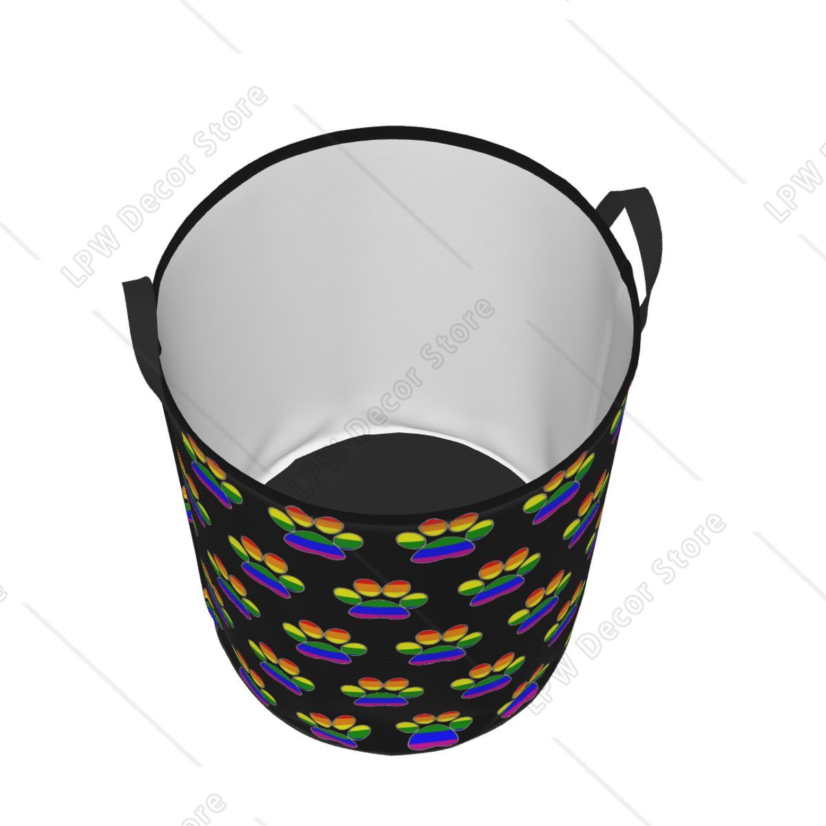 Custom LGBT Pride Gay Paw Laun - Baby Nursery Laundry Basket 评论和价格