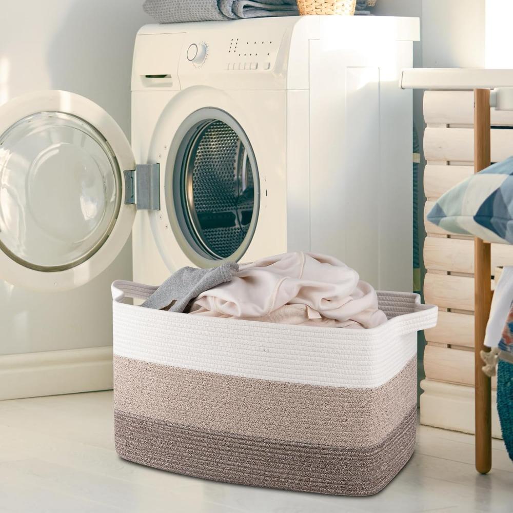 Extra Large 65L Woven Storage  - Baby Nursery Laundry Basket 评论和价格