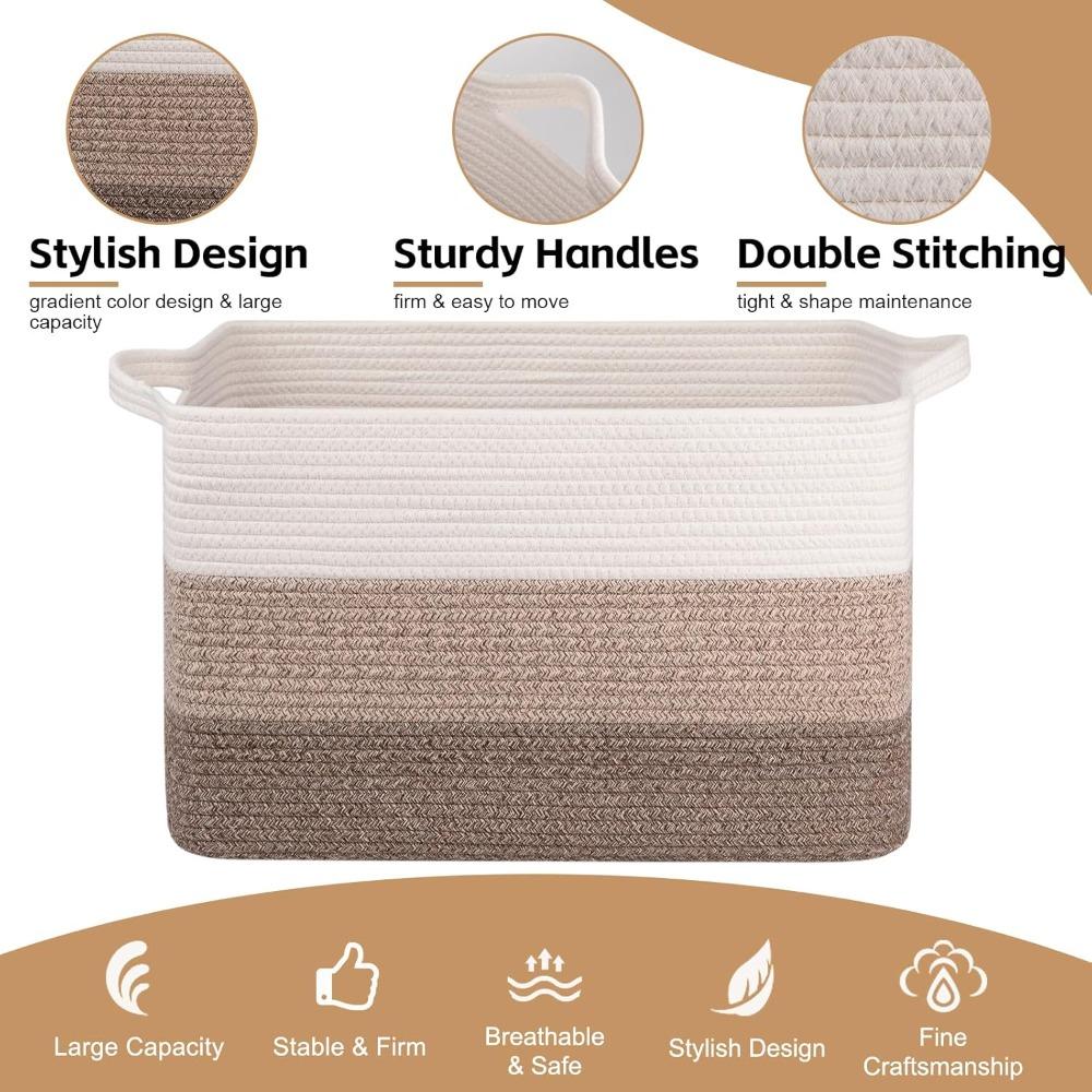 Extra Large 65L Woven Storage  - Baby Nursery Laundry Basket 评论和价格