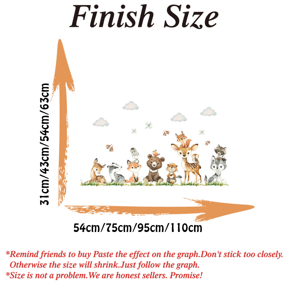 Cartoon Jungle Safari Animal W - Baby Nursery Jungle Animals 评论和价格