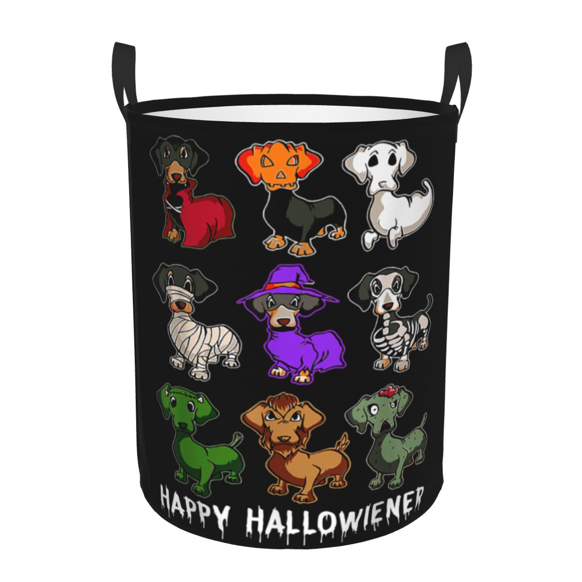 Happy Hallowiener Funny Dachsh - Baby Nursery Laundry Basket 评论和价格