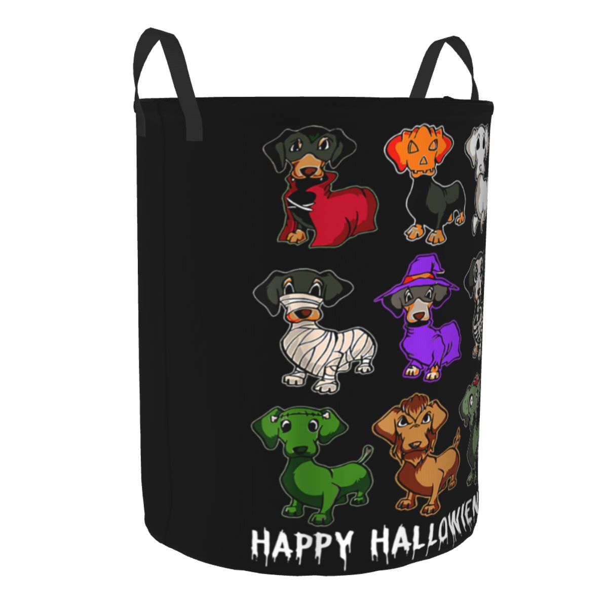 Happy Hallowiener Funny Dachsh - Baby Nursery Laundry Basket 评论和价格