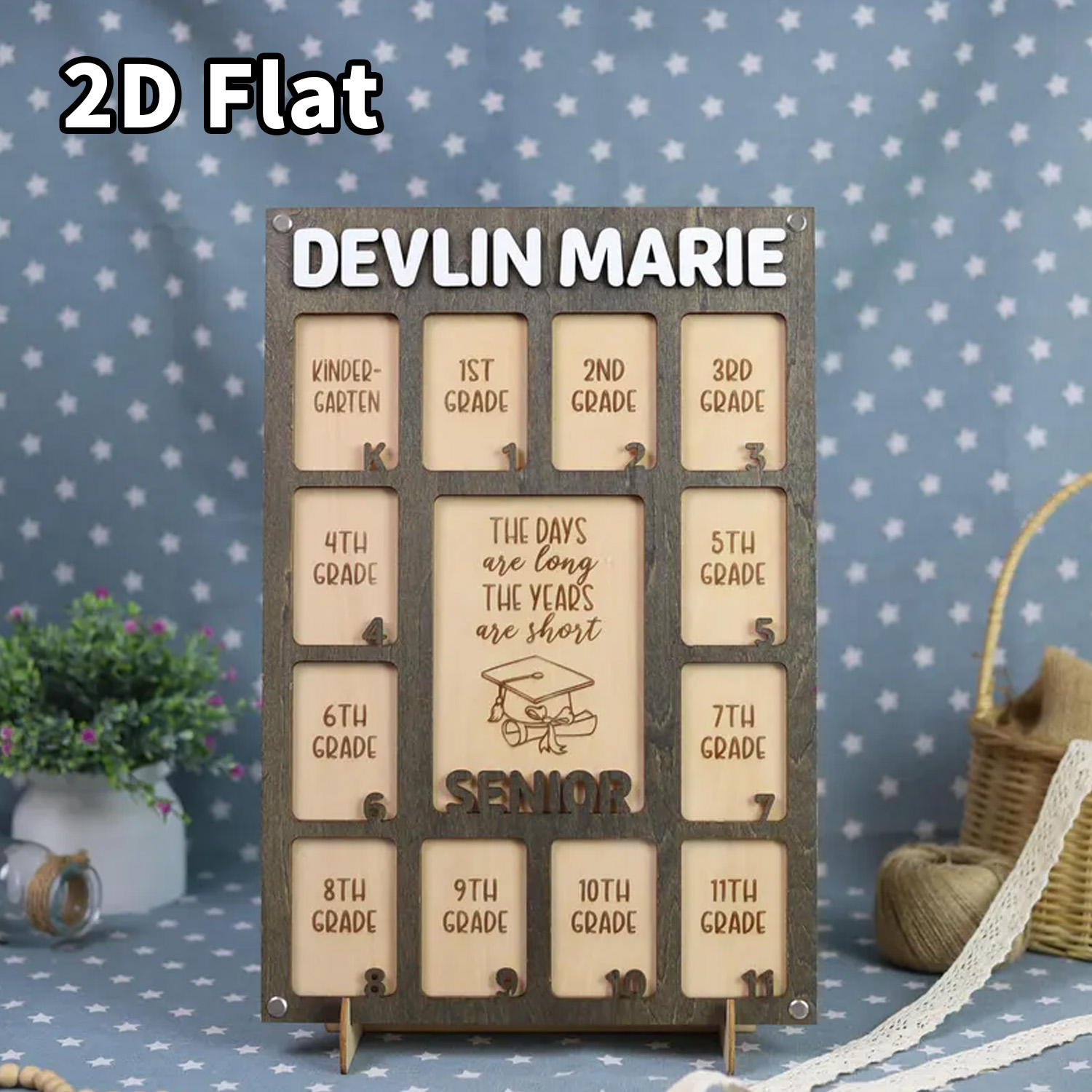 1Pc Custom Grade Photo Frame W - Baby Nursery Decor 评论和价格